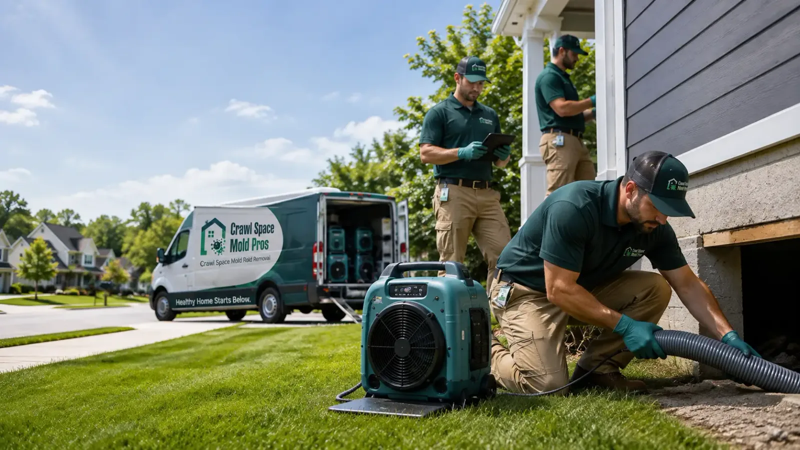 Crawl Space Mold Removal in White Mills, PA